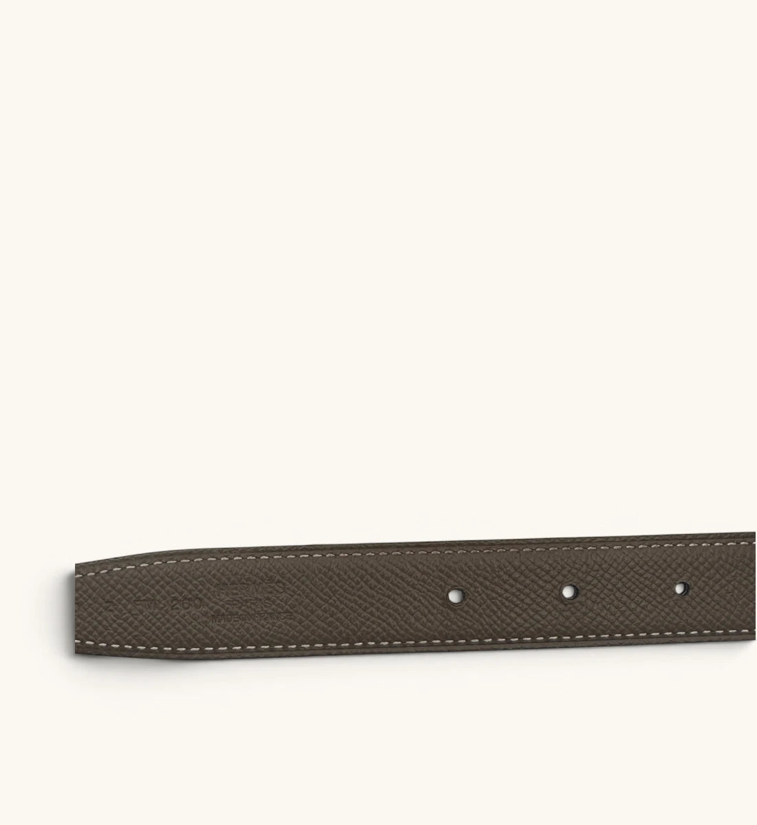 H Belt with Orange Buckle
