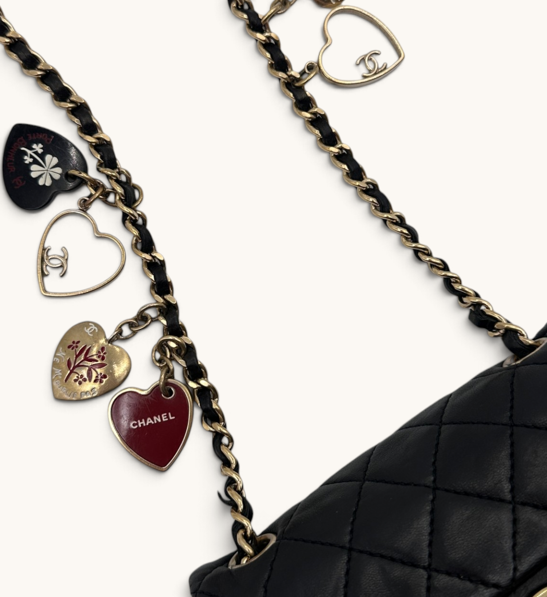 Extra Mini Valentine Heart Charms Flap