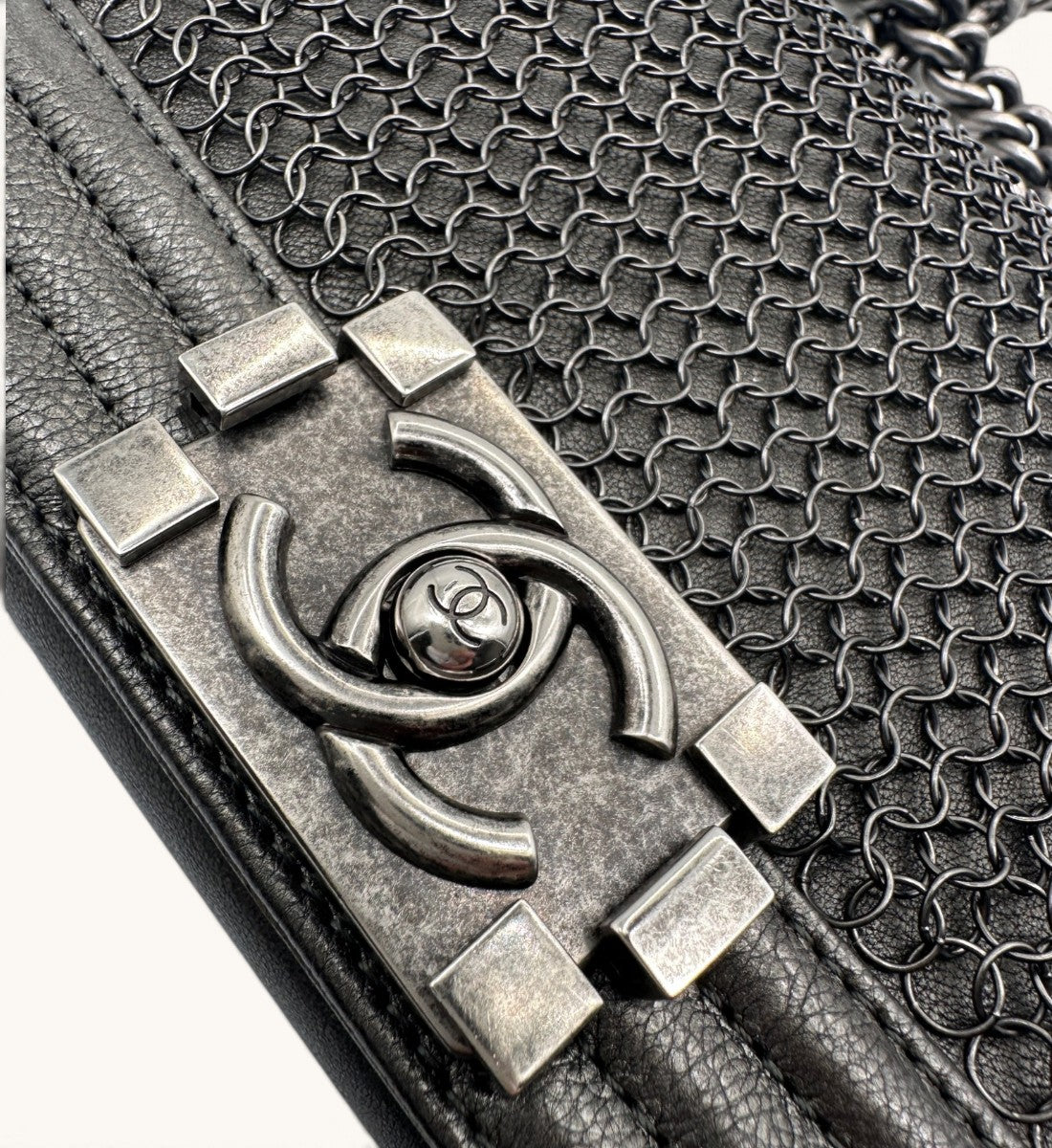 Small Boy Chainmail Flap Bag