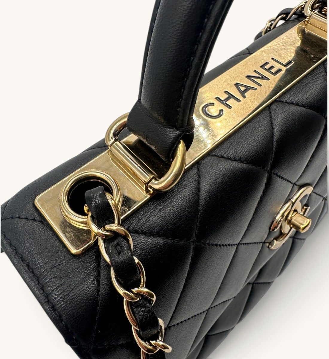 Small Flap Bag with Top Handle