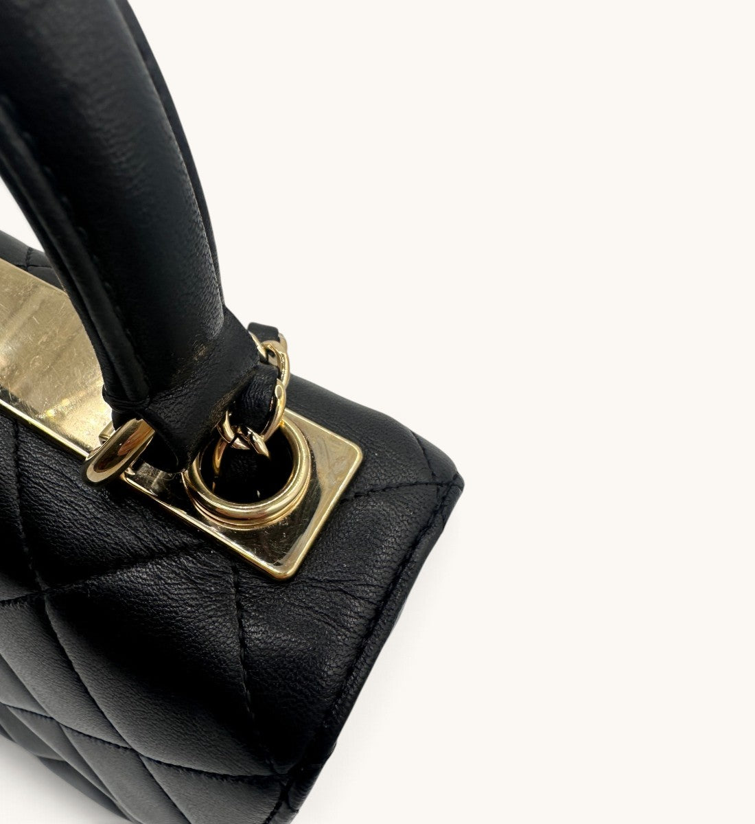 Small Flap Bag with Top Handle