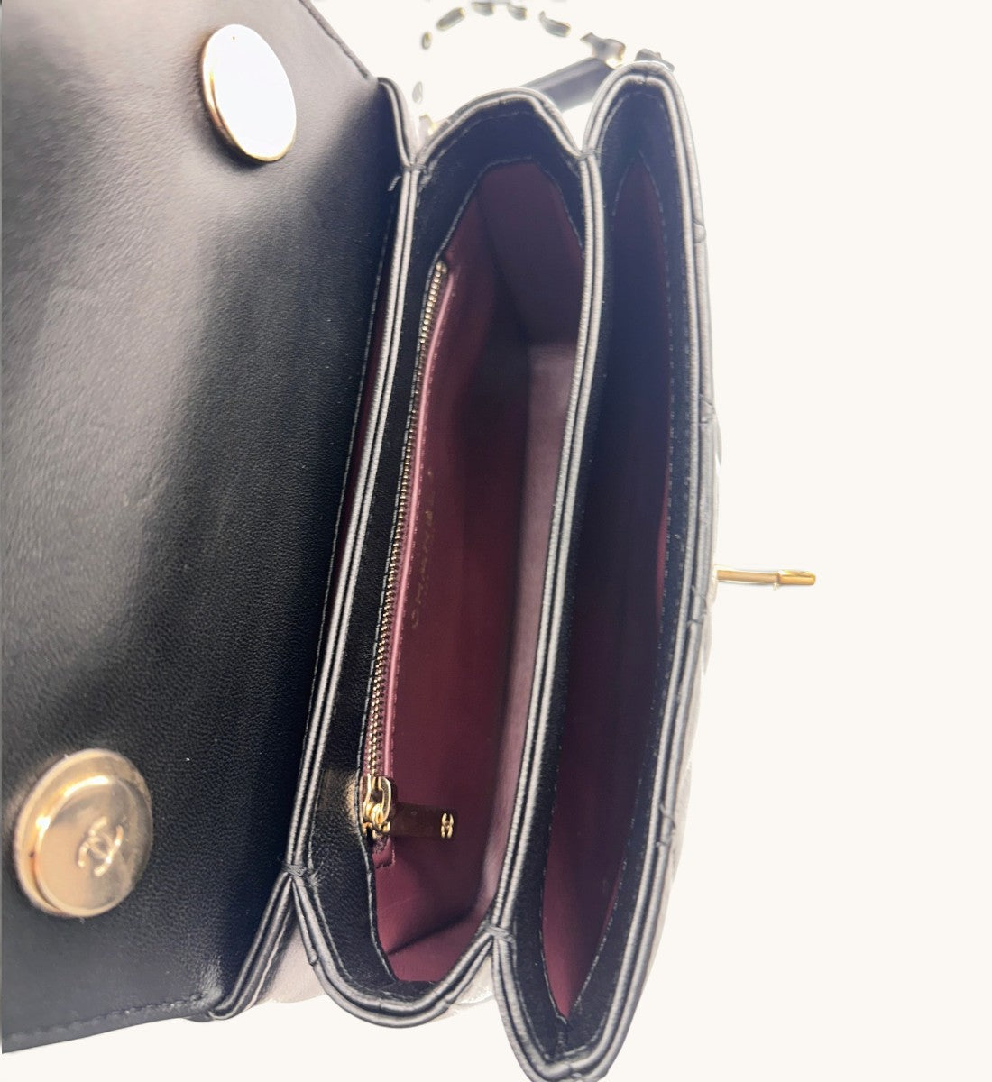 Mini Trendy CC Flap Bag with Rhinestones