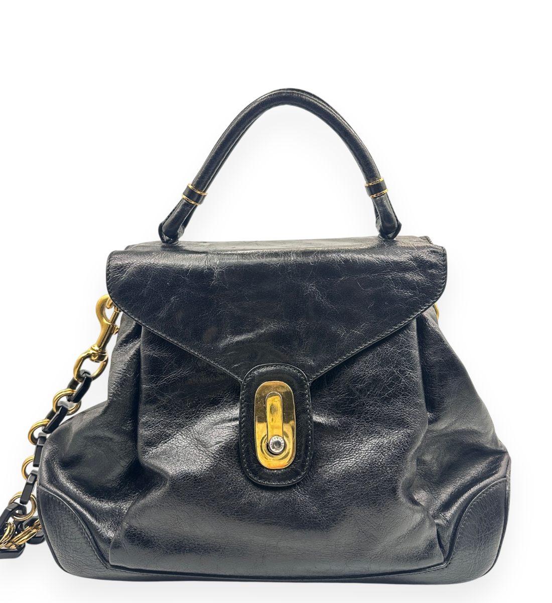 Miss Lantana Leather Satchel