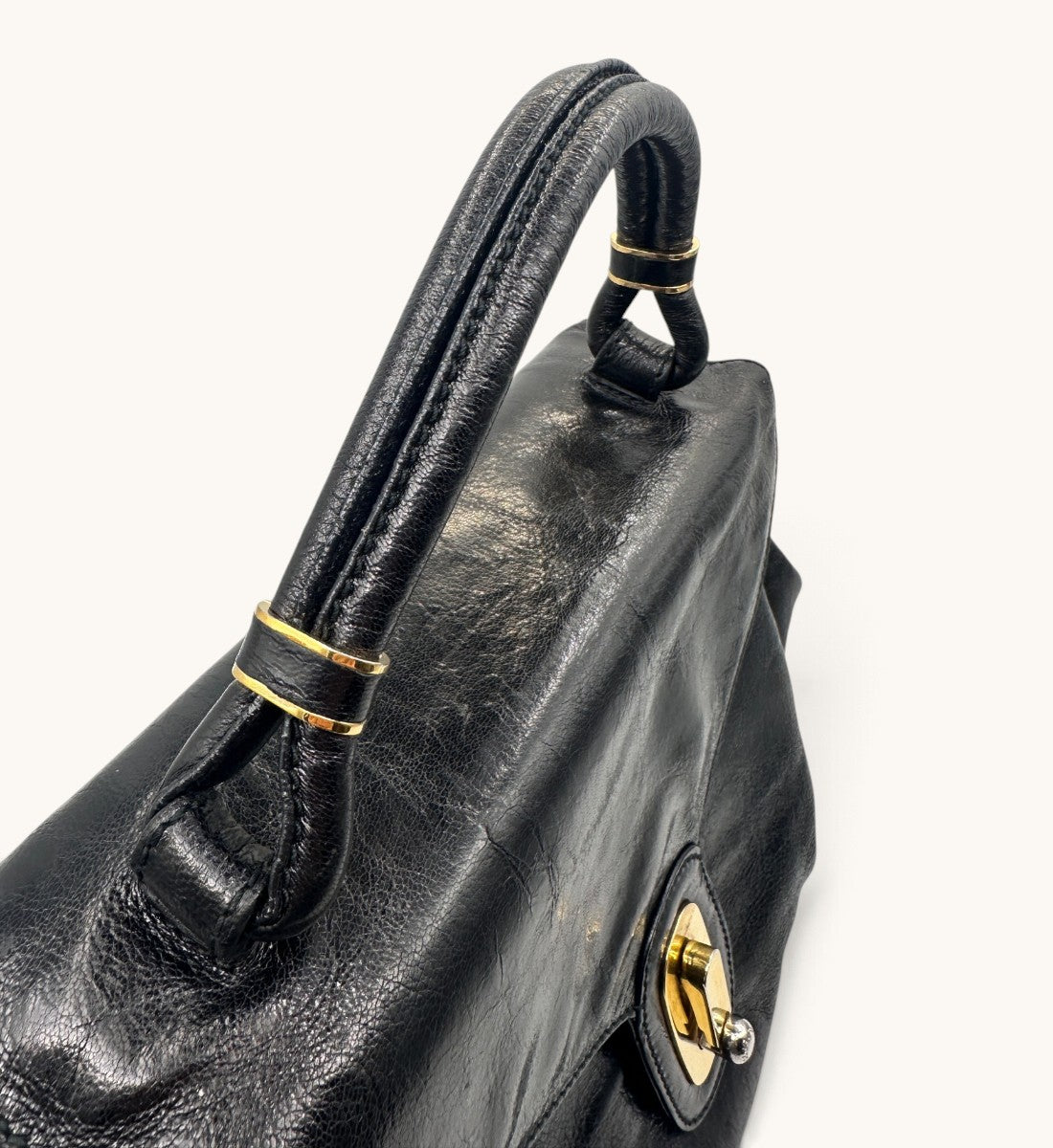 Miss Lantana Leather Satchel