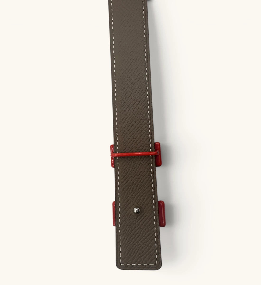 H Belt with Orange Buckle
