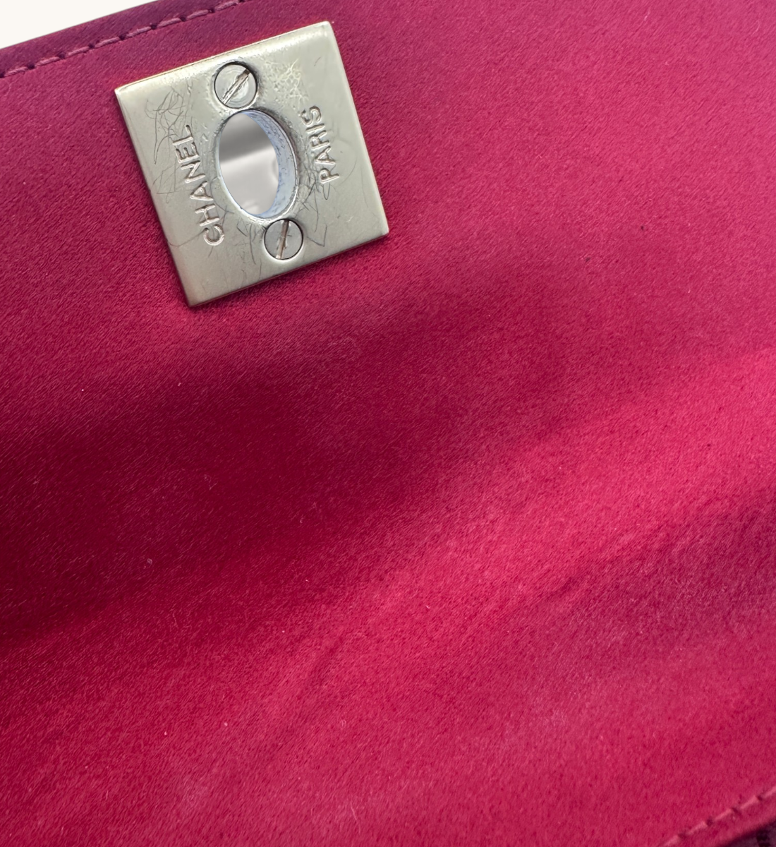 Mini Chocolate Bar Triple Chain Flap