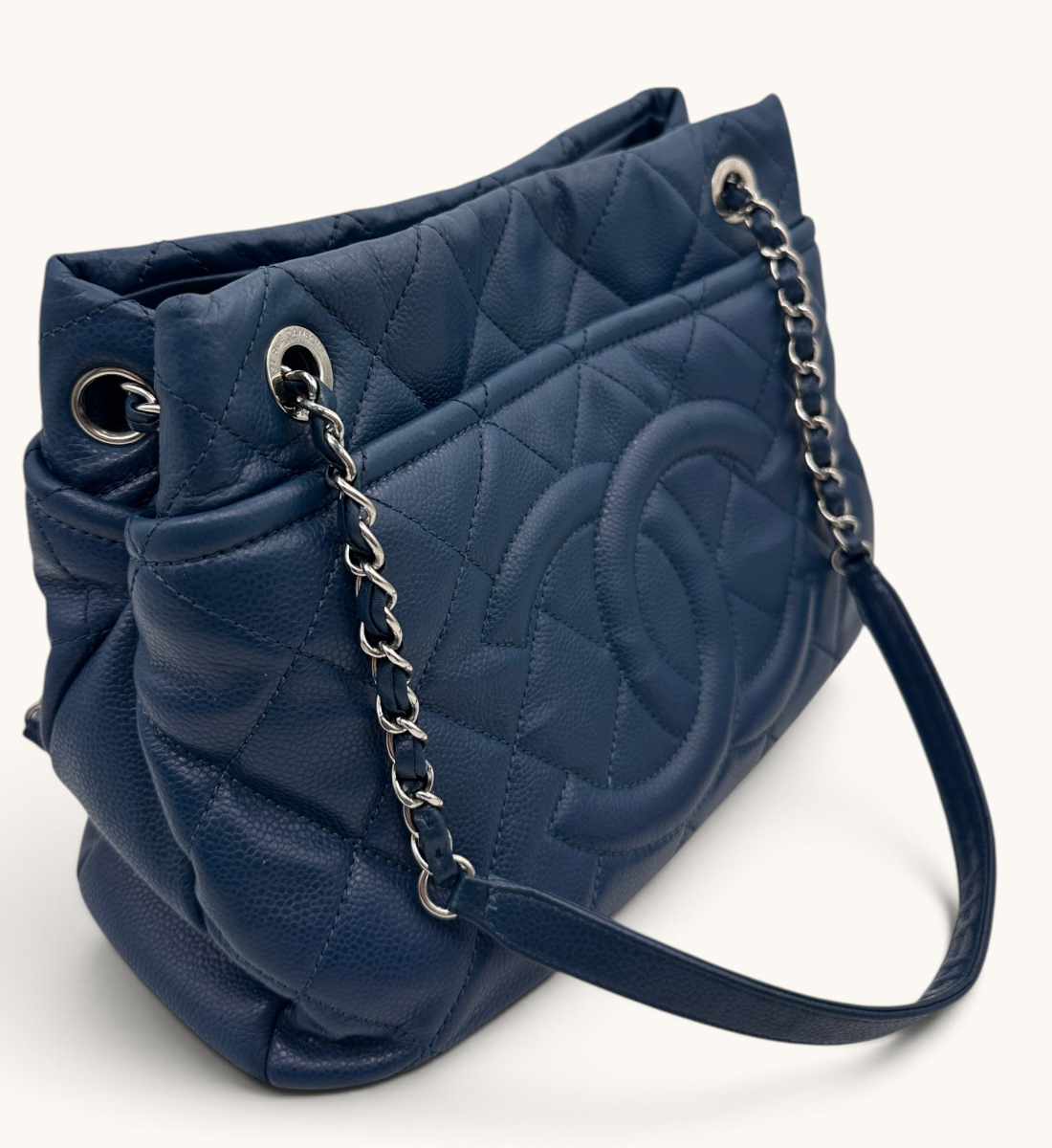 Caviar Quilted Timeless Shopping Tote