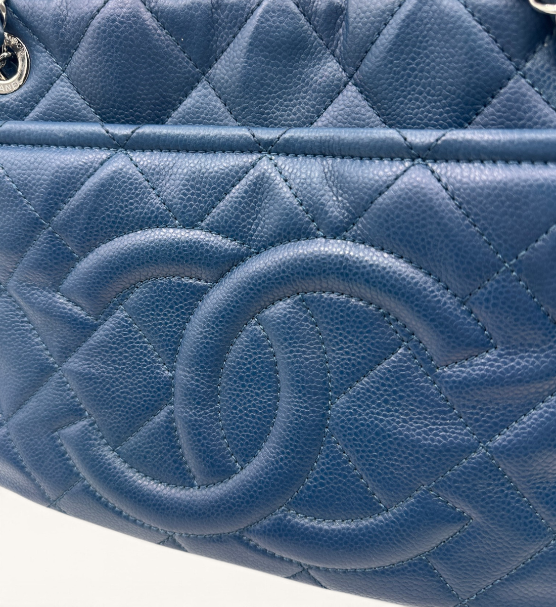 Caviar Quilted Timeless Shopping Tote