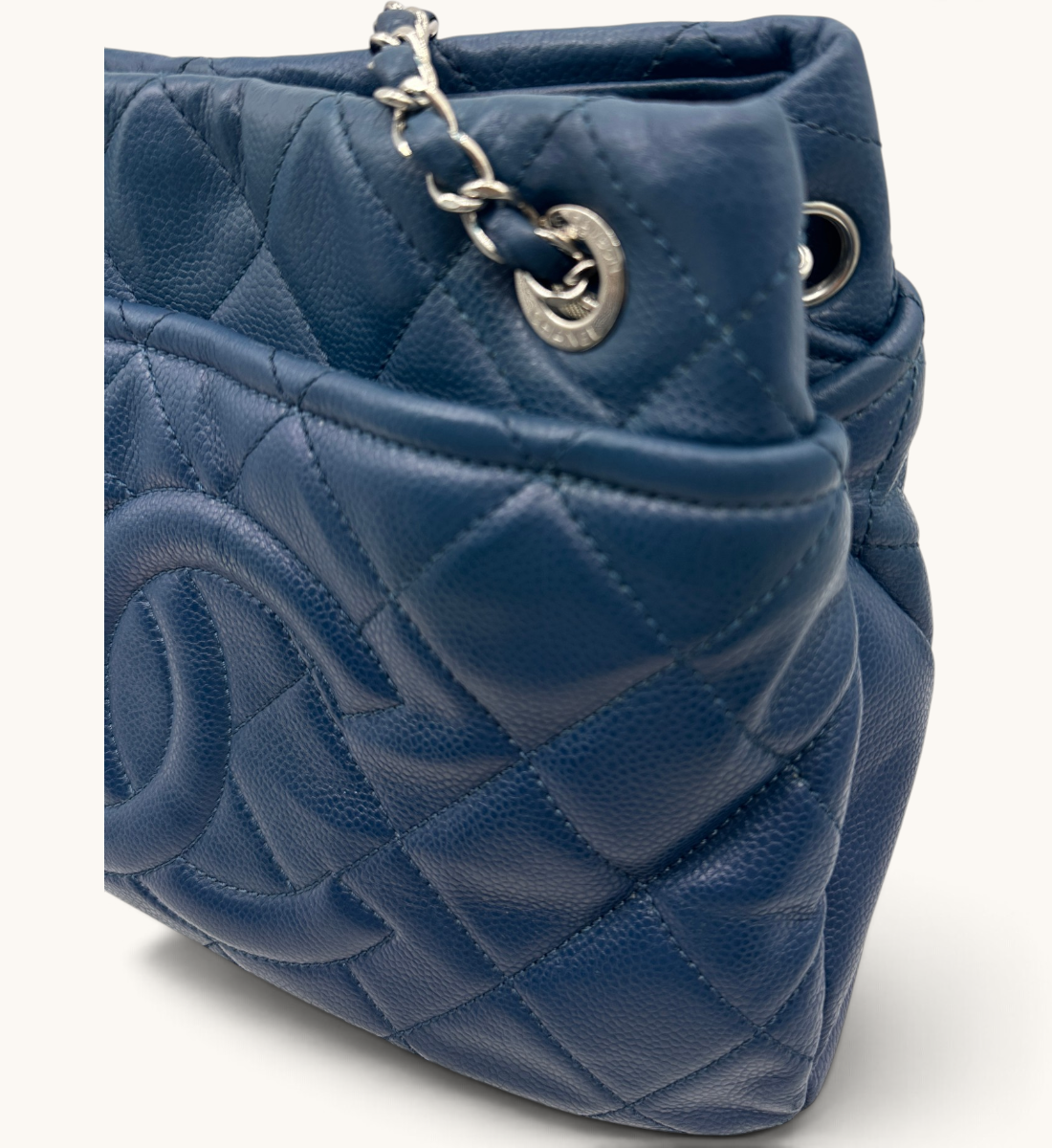 Caviar Quilted Timeless Shopping Tote