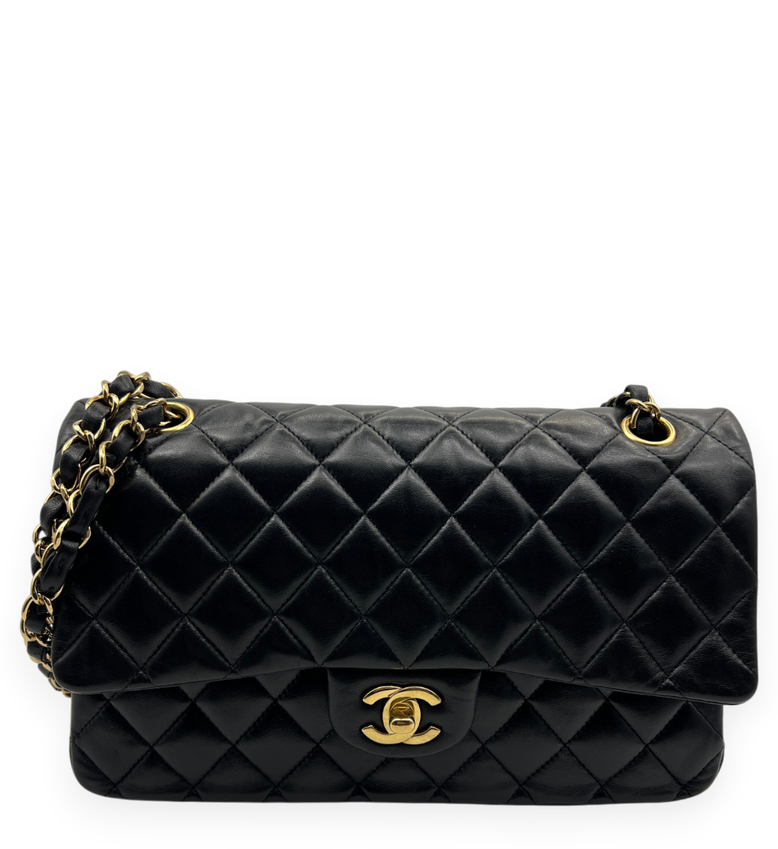 Medium Double Flap Handbag