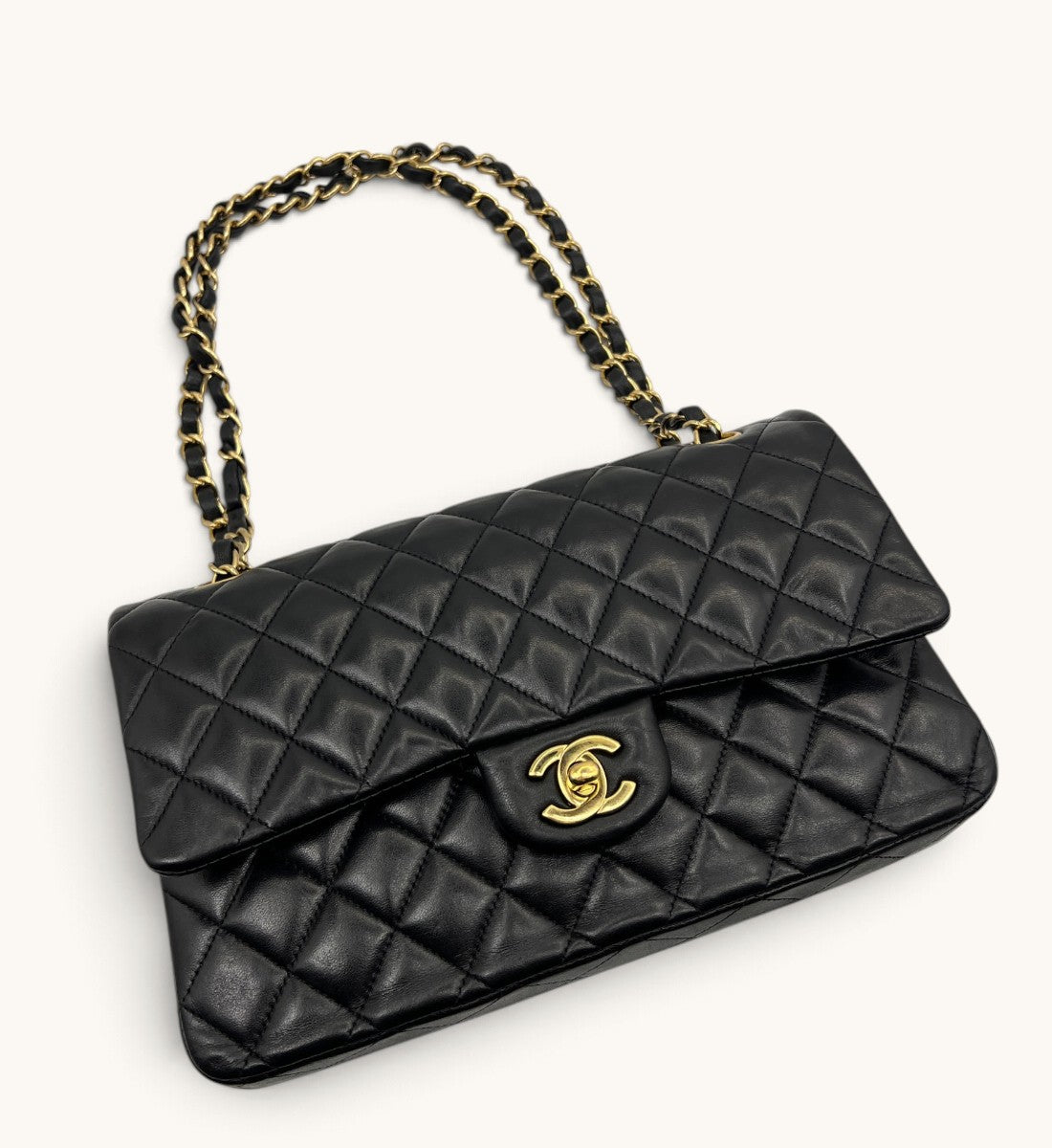 Medium Double Flap Handbag