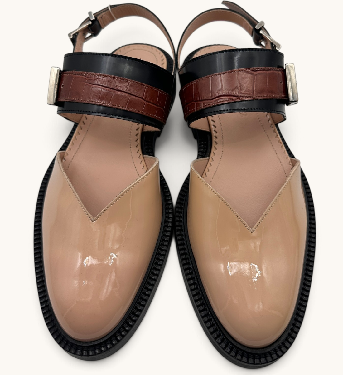 Vinyl Closed Toe Sandals