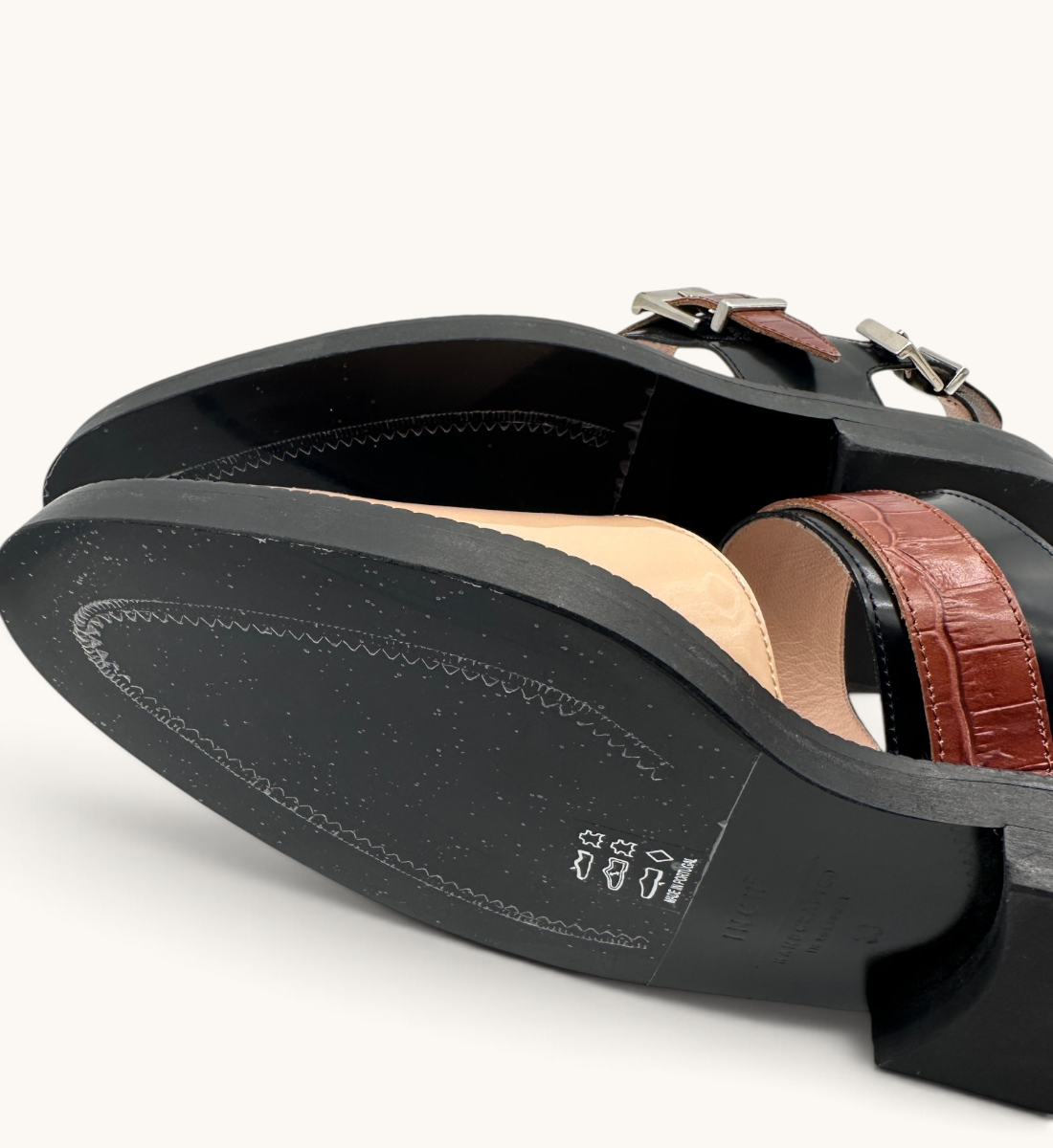 Vinyl Closed Toe Sandals