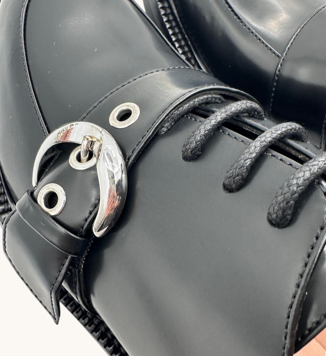 Ankle Strap Lace Up Shoes
