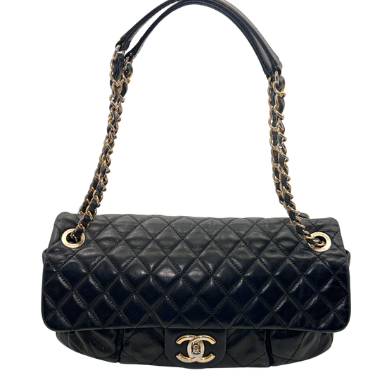 Iridiscent Large Classic Quilted Flap Bag