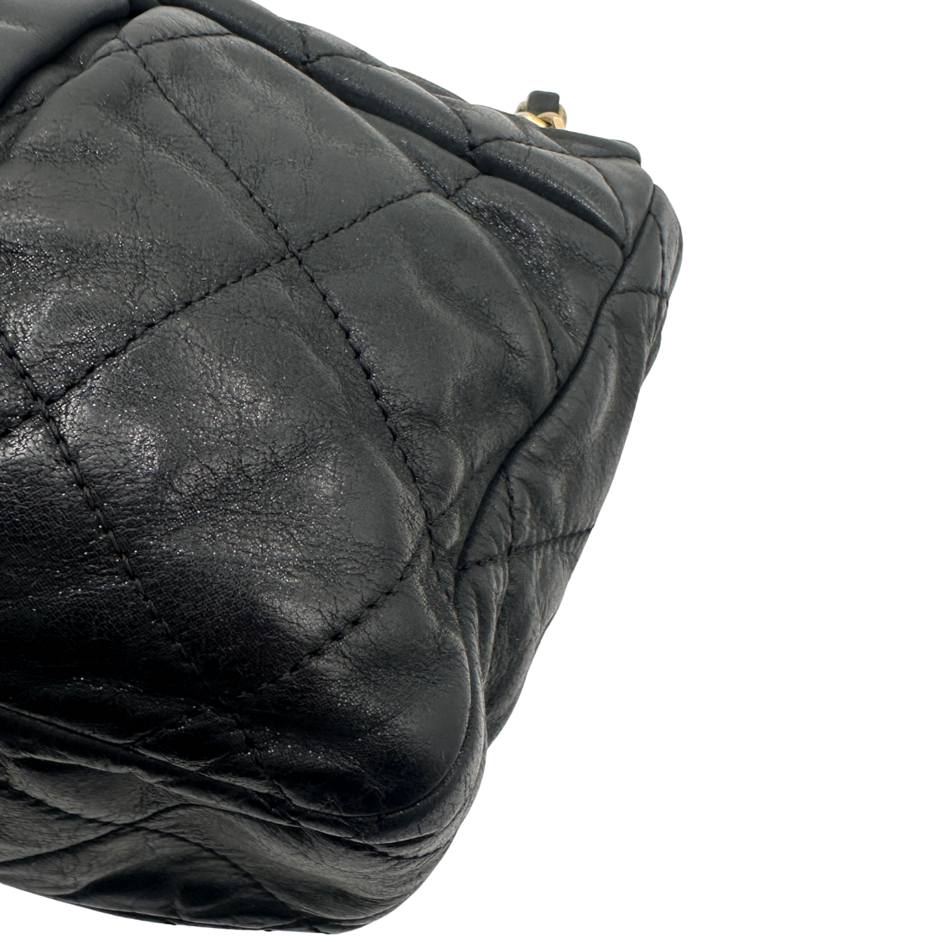 Iridiscent Large Classic Quilted Flap Bag