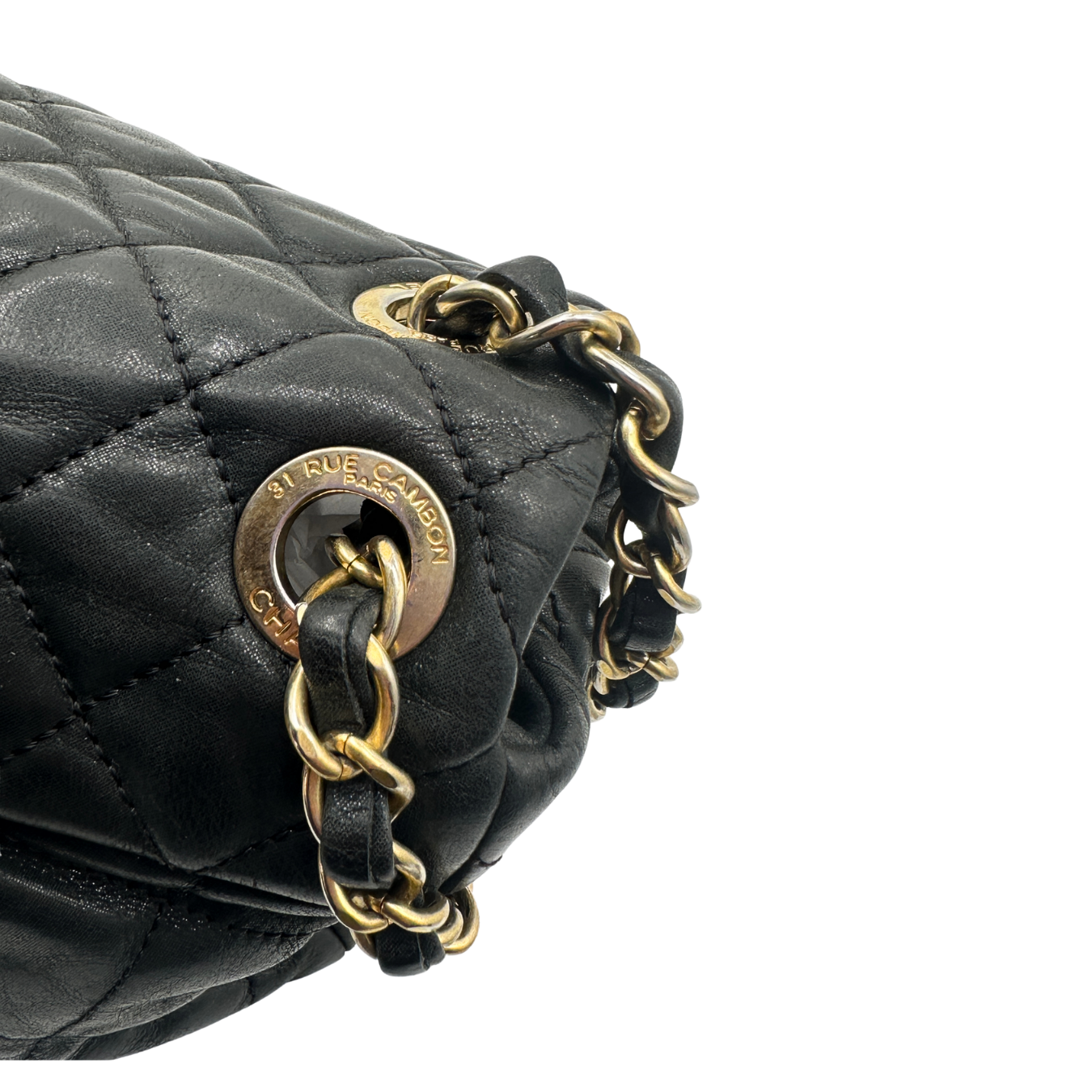Iridiscent Large Classic Quilted Flap Bag