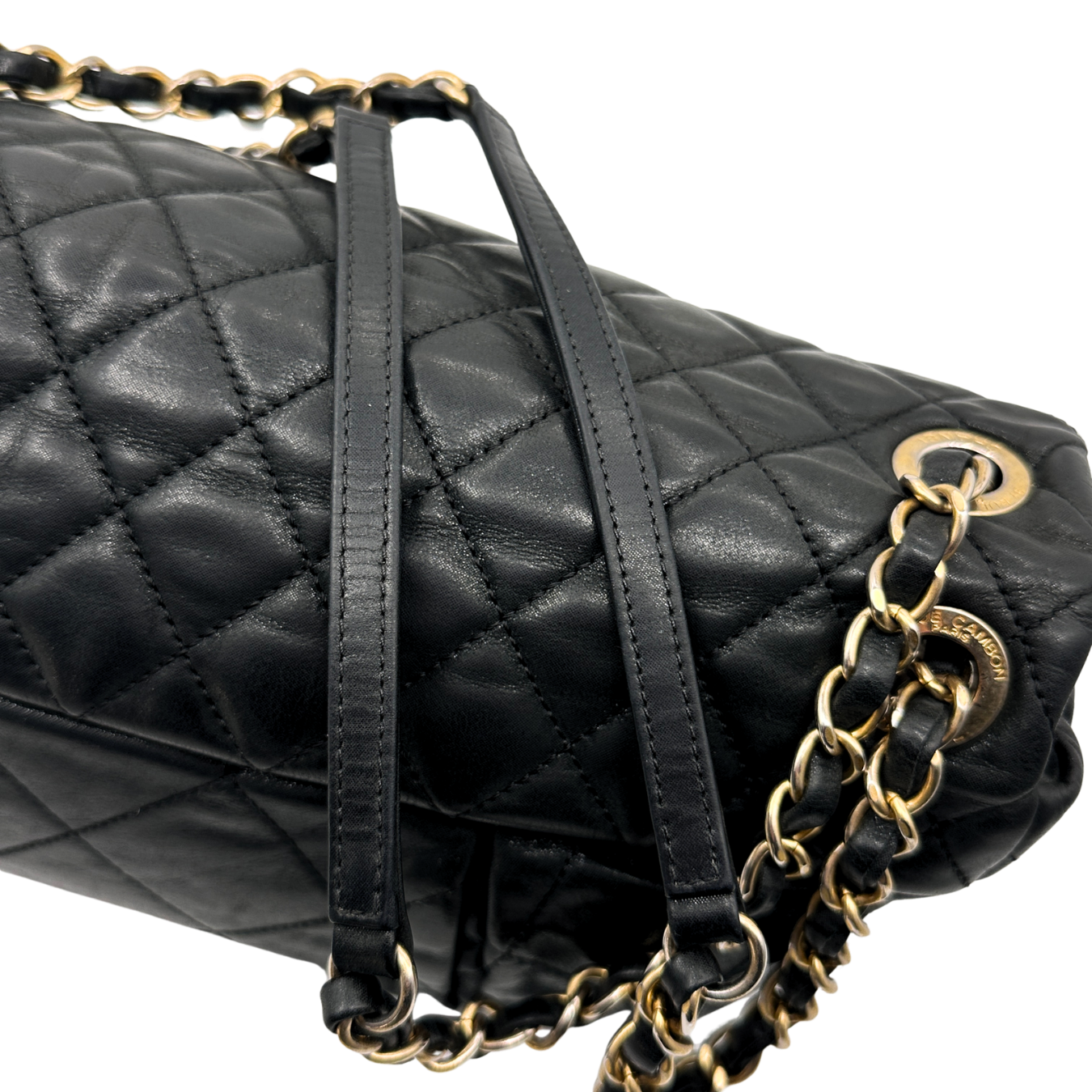 Iridiscent Large Classic Quilted Flap Bag