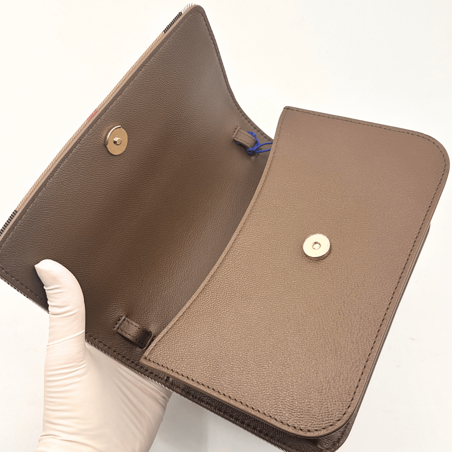 Madison Check Flap Bag
