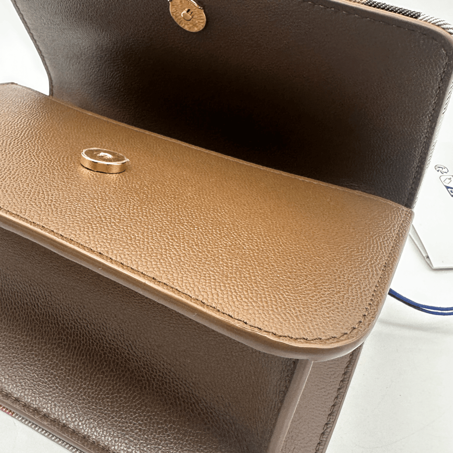 Madison Check Flap Bag
