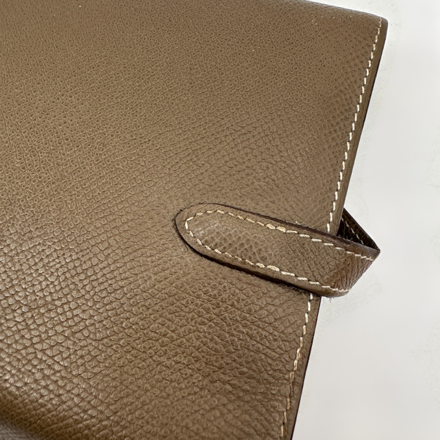 Kelly Long Wallet in Etoupe Epsom Leather