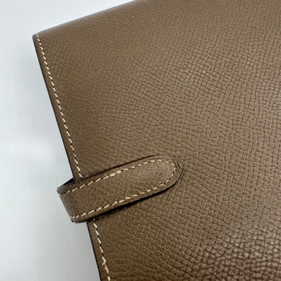 Kelly Long Wallet in Etoupe Epsom Leather