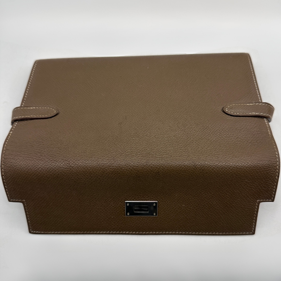Kelly Long Wallet in Etoupe Epsom Leather