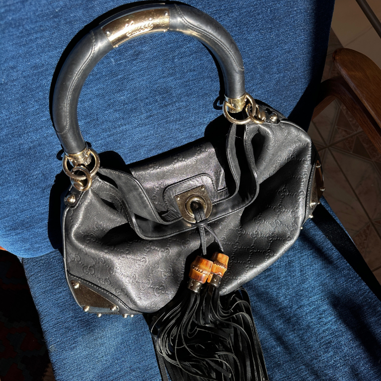 GG Canvas Guccissima Indy Shoulder Bag