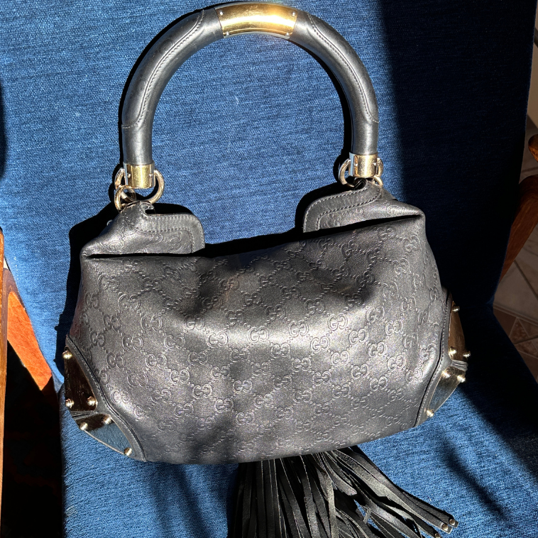 GG Canvas Guccissima Indy Shoulder Bag