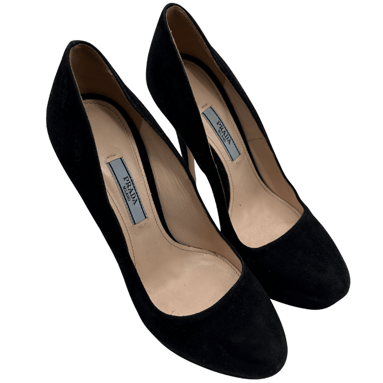 Black Platform Pumps
